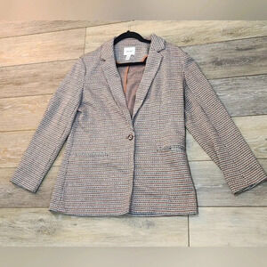Nine West plaid blazer size medium petite